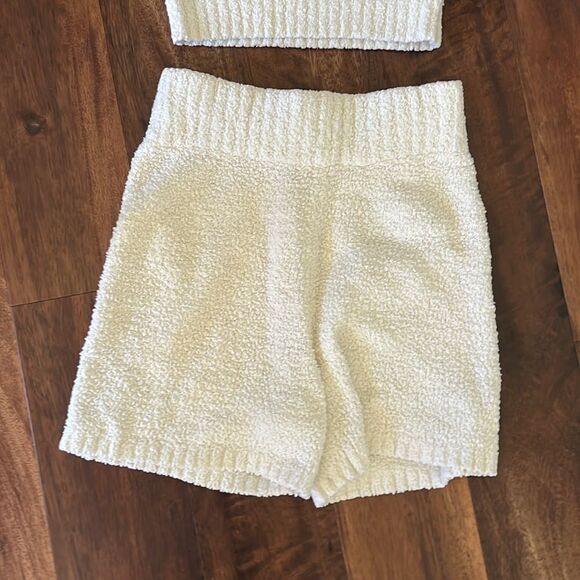 Skims Cozy Knit Off White Tank Top size S/M - Picture 4 of 5